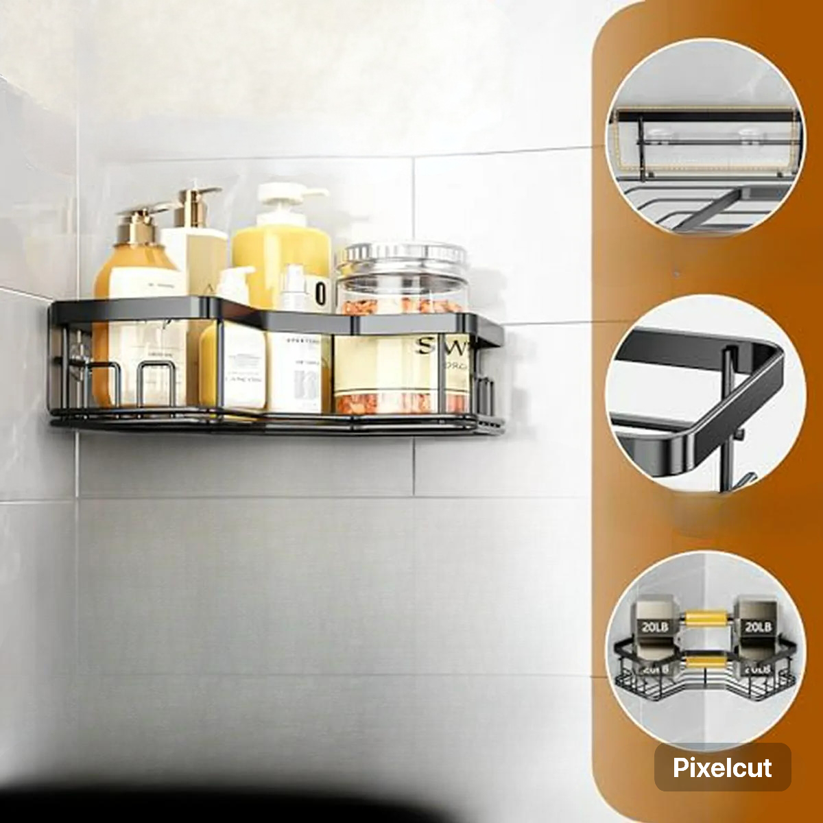 ORGANIZADOR PARA DUCHA 5 PIEZAS TC